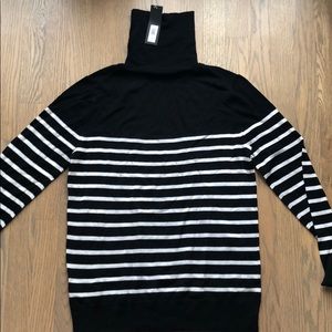 Banana Republic Striped Turtle Neck